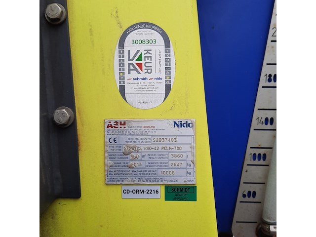 Zoutstrooier, nido, stratos b90-42 pcln-700, cd-orm-2216, 2013 - afbeelding 22 van  22