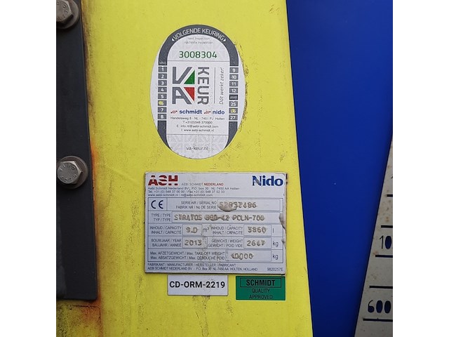 Zoutstrooier, nido, stratos b90-42 pcln-700, cd-orm-2219, 2013 - afbeelding 22 van  22