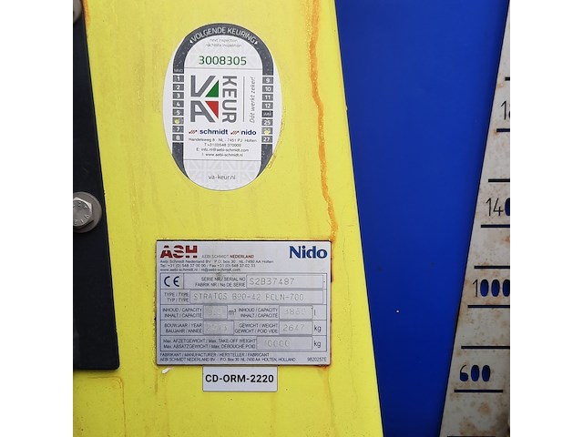 Zoutstrooier, nido, stratos b90-42 pcln-700, cd-orm-2220, 2013 - afbeelding 20 van  20