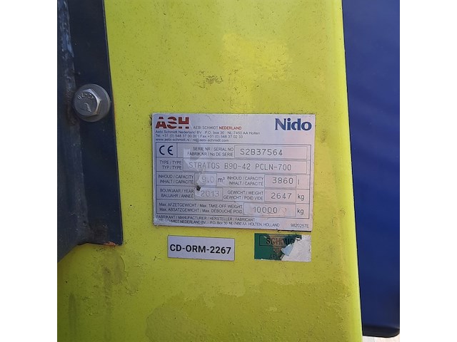 Zoutstrooier, nido, stratos b90-42 pcln-700, cd-orm-2267, 2013 - afbeelding 9 van  17