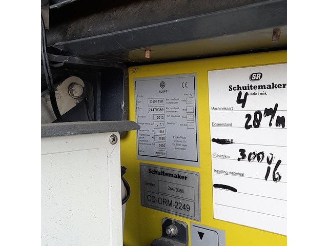 Zoutstrooier op aanhanger, schuitemaker, s2400 tsr, cd-orm-2249, 2013 - afbeelding 19 van  32