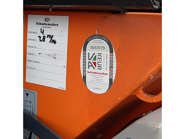 Zoutstrooier, schuitemaker, epoke s2400 tsr, cd-orm-4074, 2013 - afbeelding 16 van  21