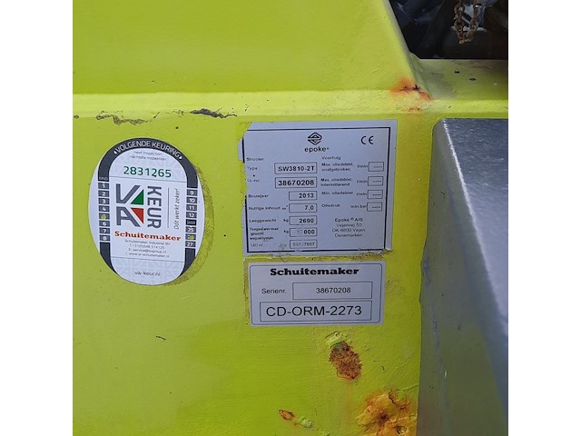 Zoutstrooier, schuitemaker, epoke sw3810-2t, cd-orm-2273, 2013 - afbeelding 8 van  19
