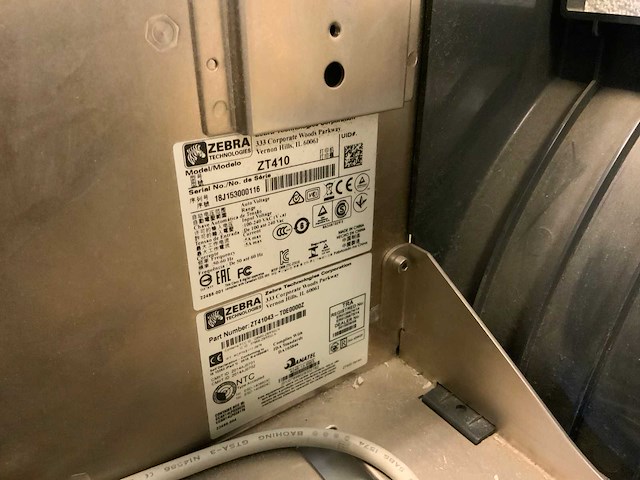 Zt410 labelprinter - afbeelding 2 van  2