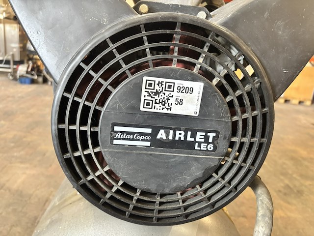 Zuigercompressor, atlas copco, airlet le 6 e - afbeelding 4 van  7