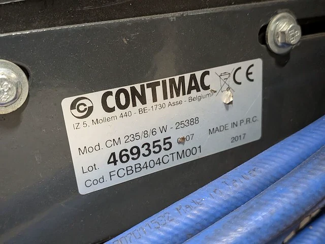 Zuigercompressor, contimac, cm 235/8/6 w - afbeelding 5 van  7