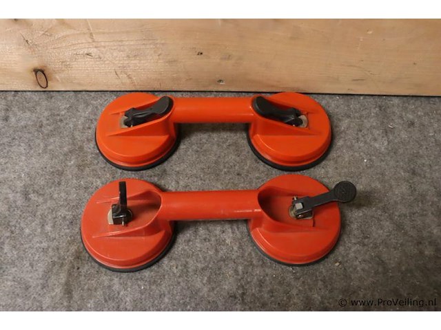 Zuigheffer met 2 zuignappen - 2 stuks - afbeelding 2 van  3