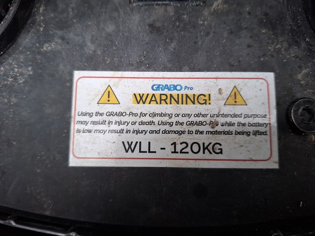 Zuignap met handvat grabo pro, wll120 - afbeelding 5 van  8