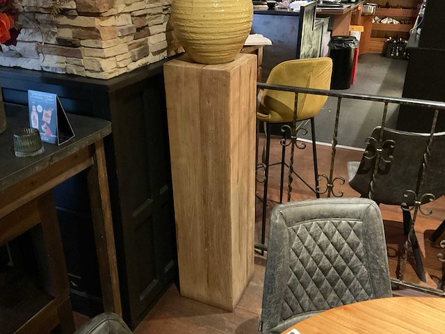 Zuil met plantenpot (2x) - afbeelding 2 van  2