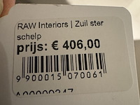 Zuil raw interiors, schelp ster - afbeelding 2 van  5