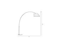 Zuiver arc vloerlamp - afbeelding 5 van  8