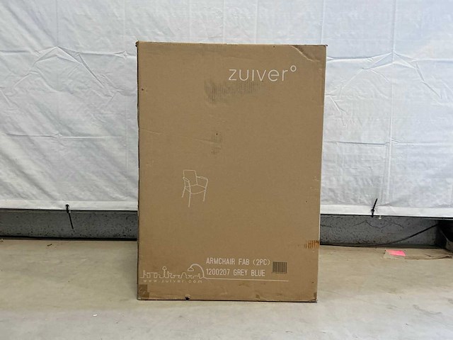 Zuiver armchair fab stoel (2x) - afbeelding 1 van  6