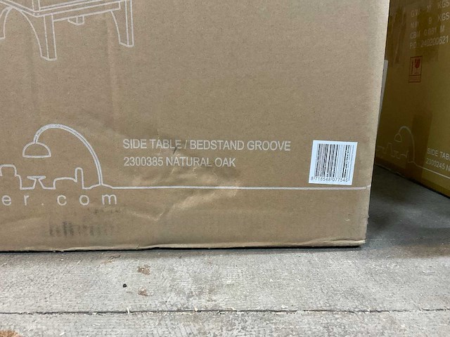 Zuiver groove nachtkastje - afbeelding 3 van  6