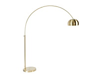 Zuiver metal bow vloerlamp - afbeelding 1 van  7