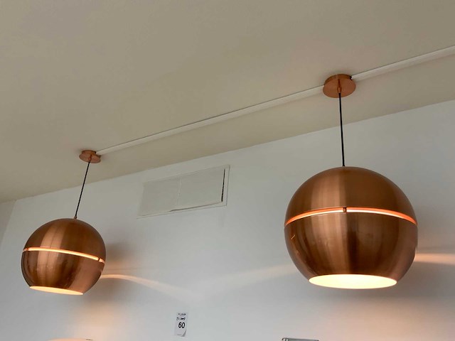 Zuiver retro 70 hanglamp (2x) - afbeelding 1 van  6