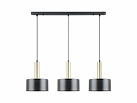 Zumaline leo black gold hanglamp - afbeelding 3 van  3
