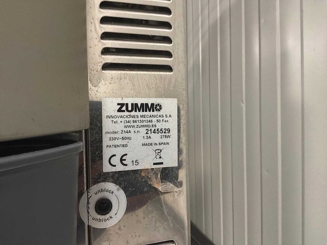 Zummo z14a sinaasappelpers - afbeelding 8 van  8