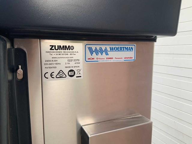 Zummo z40a sinaasappelpersmachine - 2025 - afbeelding 9 van  11