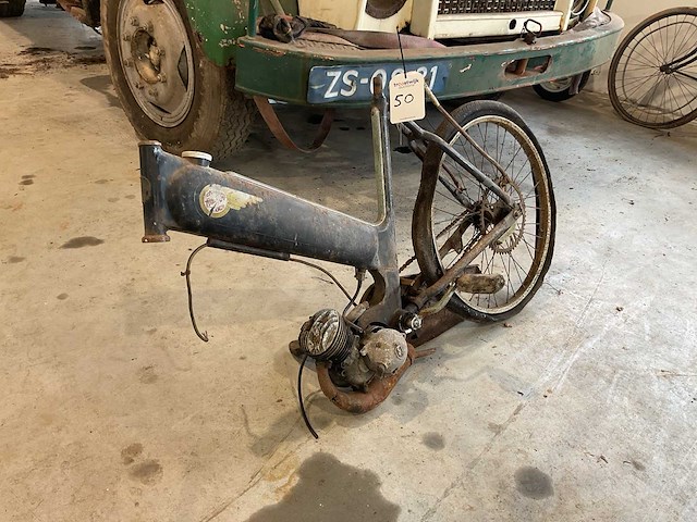 Zundapp onderdeel frame van brommer - afbeelding 1 van  3