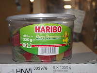 Zure bommen haribo in 6 overdozen met 6 emmers a 1350 g. tht 7-2026 - afbeelding 1 van  2