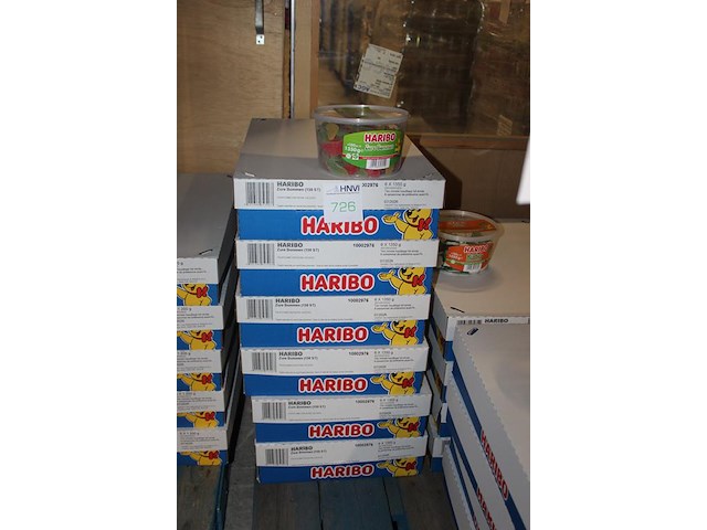 Zure bommen haribo in 6 overdozen met 6 emmers a 1350 g. tht 7-2026 - afbeelding 2 van  2