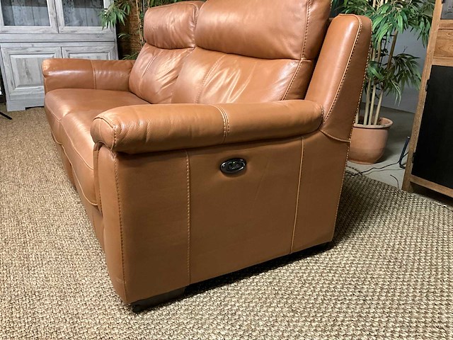 Zurich leren elektrisch bankstel - afbeelding 3 van  18