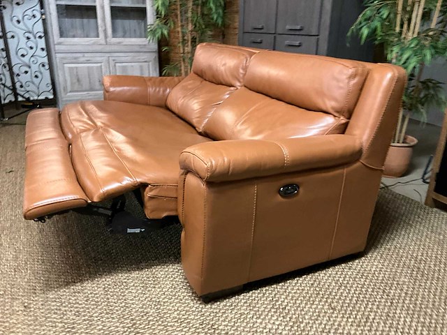 Zurich leren elektrisch bankstel - afbeelding 6 van  18