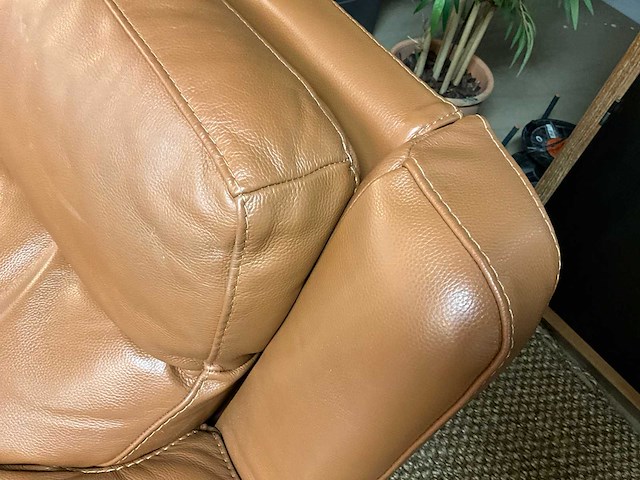 Zurich leren elektrisch bankstel - afbeelding 8 van  18