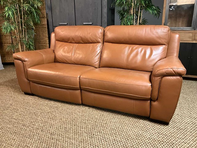 Zurich leren elektrisch bankstel - afbeelding 11 van  18