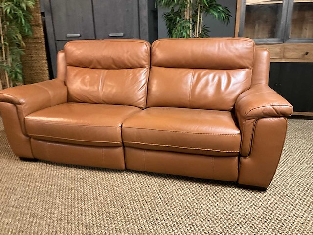 Zurich leren elektrisch bankstel - afbeelding 12 van  18