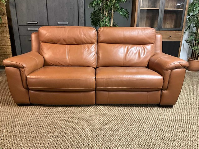 Zurich leren elektrisch bankstel - afbeelding 14 van  18