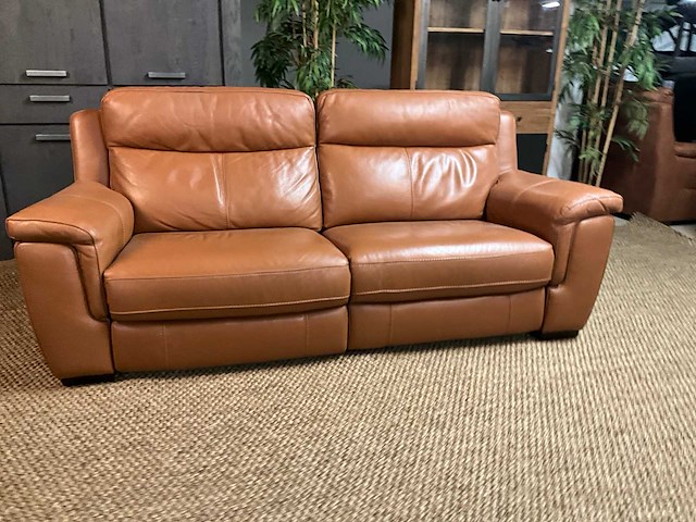 Zurich leren elektrisch bankstel - afbeelding 15 van  18