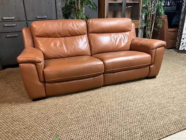 Zurich leren elektrisch bankstel - afbeelding 16 van  18