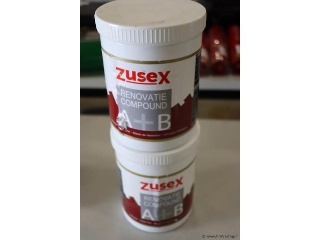 Zusex reparatiemiddel voor hout, beton en steen renovatiecompound 8715758000029 - 2 stuks á 600ml - afbeelding 1 van  3