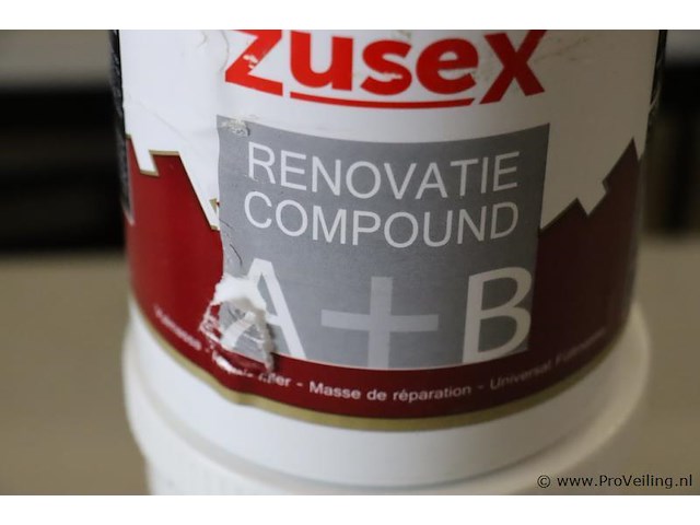 Zusex reparatiemiddel voor hout, beton en steen renovatiecompound 8715758000029 - 2 stuks á 600ml - afbeelding 2 van  3