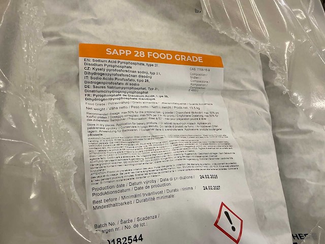 Zuur natrium pyrofosf - afbeelding 2 van  2