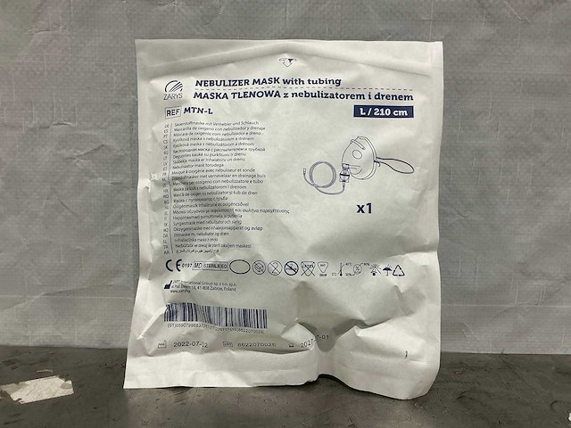 Zuurstofmasker met vernevelaar (200x) - afbeelding 1 van  2