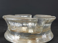 Zwaar dikglazen waxinelichthouder - afbeelding 2 van  5