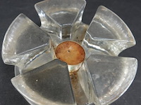 Zwaar dikglazen waxinelichthouder - afbeelding 4 van  5