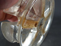 Zwaar dikglazen waxinelichthouder - afbeelding 5 van  5