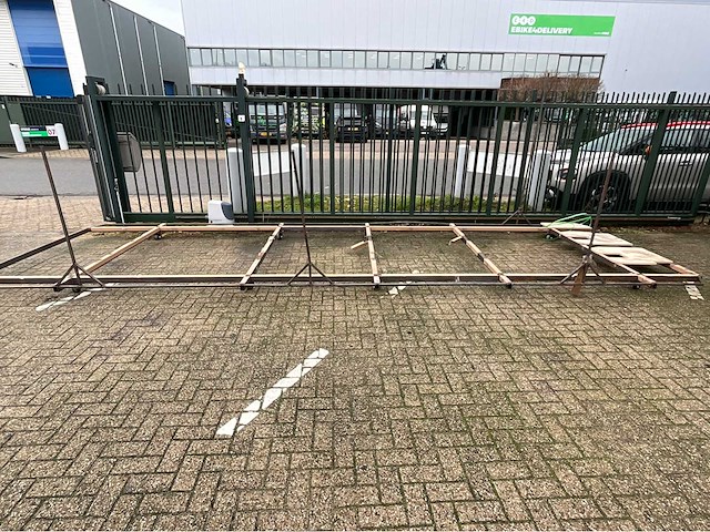 Zwaar ijzer transport frame op wielen - 5000kg bj 2025 - afbeelding 3 van  6