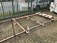 Zwaar ijzer transport frame op wielen - 5000kg bj 2025 - afbeelding 4 van  6