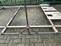 Zwaar ijzer transport frame op wielen - 5000kg bj 2025 - afbeelding 5 van  6