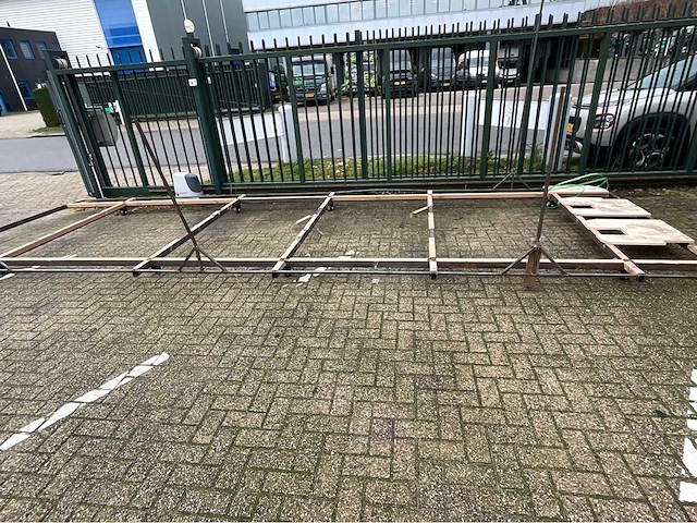 Zwaar ijzer transport frame op wielen - 5000kg bj 2025 - afbeelding 1 van  6