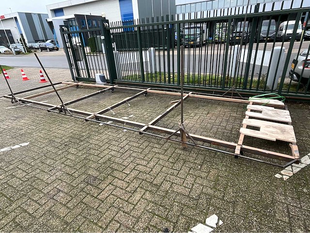 Zwaar ijzer transport frame op wielen - 5000kg bj 2025 - afbeelding 2 van  6