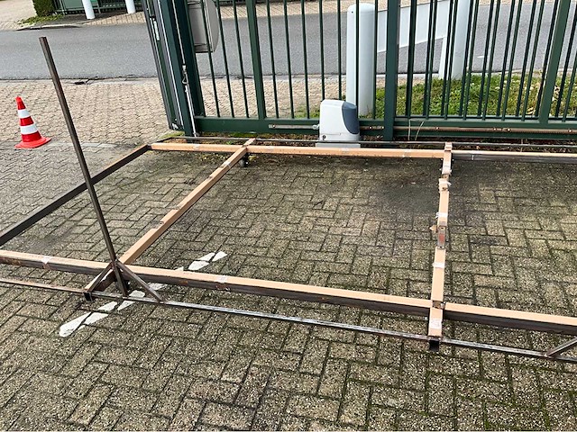 Zwaar ijzer transport frame op wielen - 5000kg bj 2025 - afbeelding 6 van  6