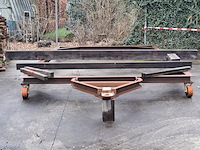 Zwaar materiaal transportwagen