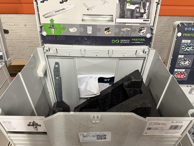 Zwaardzaag in systainer festool, ssu 200 eb-plus univers - afbeelding 9 van  11
