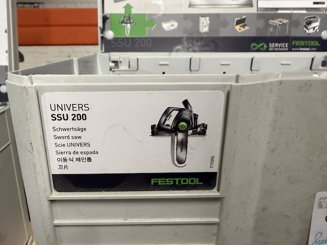 Zwaardzaag in systainer festool, ssu 200 eb-plus univers - afbeelding 11 van  11