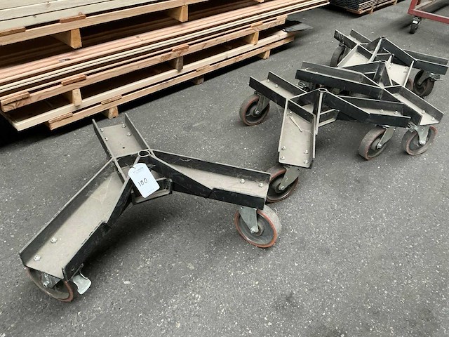 Zwaarlast dolly (4x) - afbeelding 1 van  5